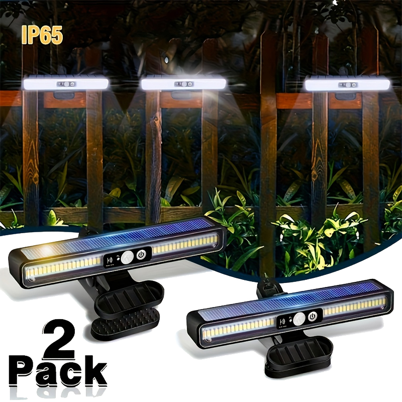 Outdoor Lighting For Fence - أضواء شمسية خارجية مقاومة للماء تعمل