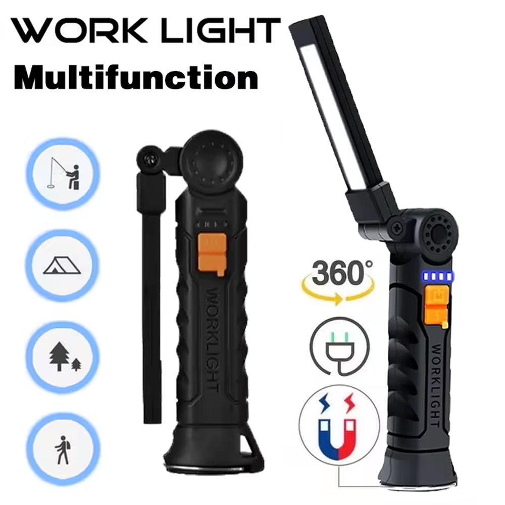 Outdoor Lighting Guide - مصباح يدوي COB LED محمول USB