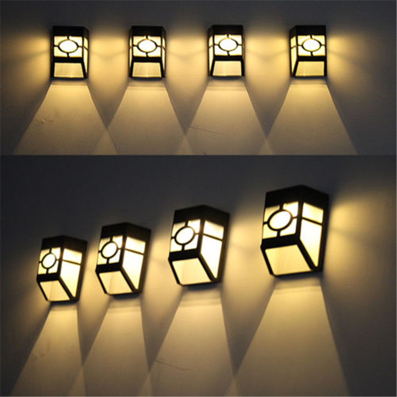 Outdoor Lighting For Fence - تعمل بالطاقة الشمسية جدار جبل مصباح