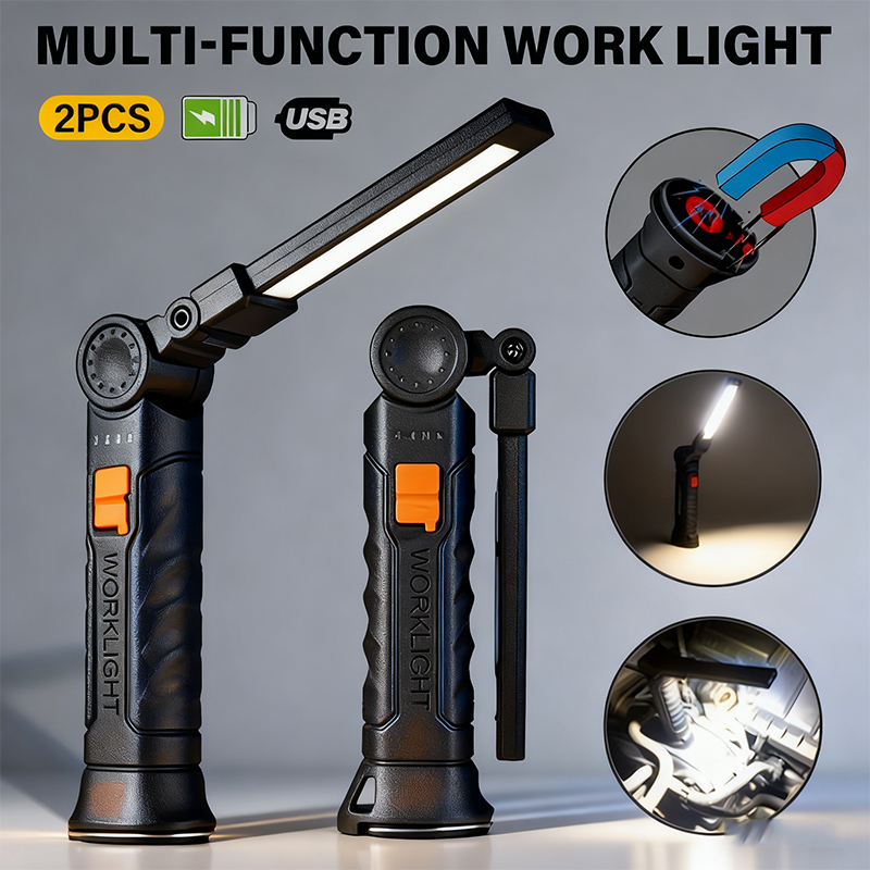 Outdoor Lighting Guide - المحمولة COB مصباح ليد جيب USB