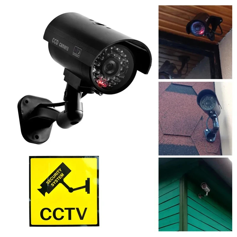 Outdoor Lighting On House - كاميرا وهمية على شكل رصاصة مع