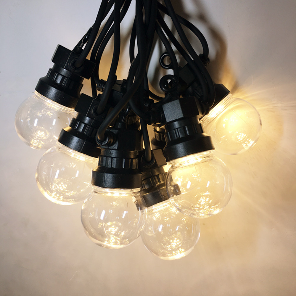 Lighting Wedding Outdoor - سلسلة أضواء LED كروية شفافة للاستخدام
