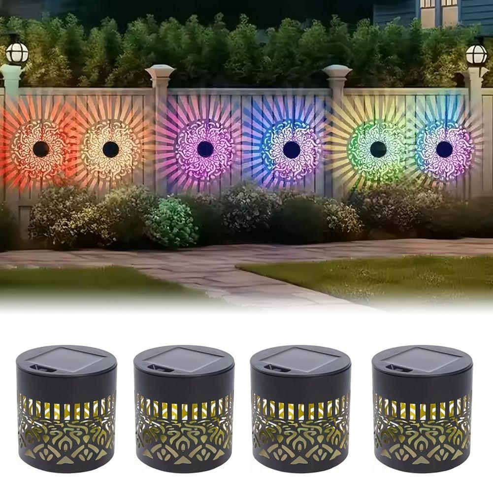 Outdoor Lighting For Fence - أضواء LED شمسية خارجية للأسوار والجدران،
