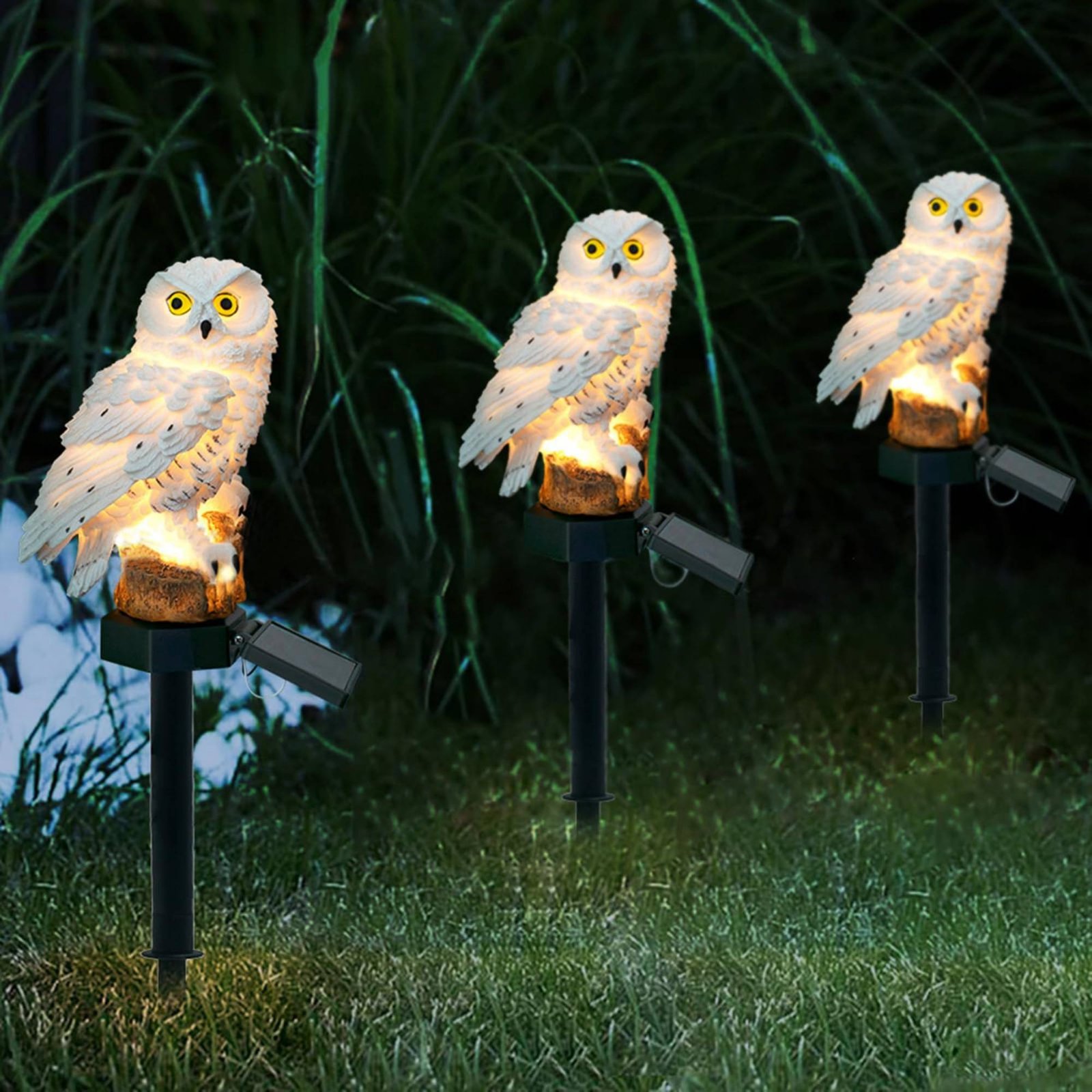 Outdoor Lighting Ip65 - مصباح بومة شمسي للحديقة مقاوم للماء،