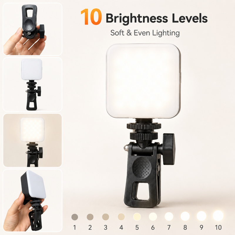 Outdoor Lighting Video - ضوء LED محمول AY-49، إضاءة ناعمة