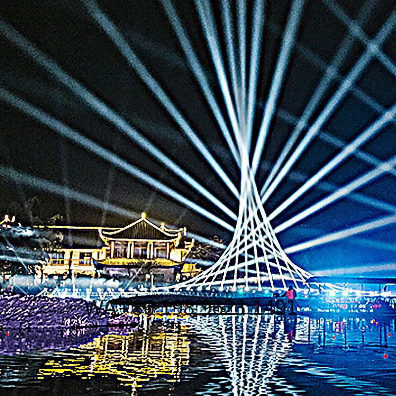 Lighting Wedding Outdoor - جهاز عرض ضوئي RGB للخارج مع