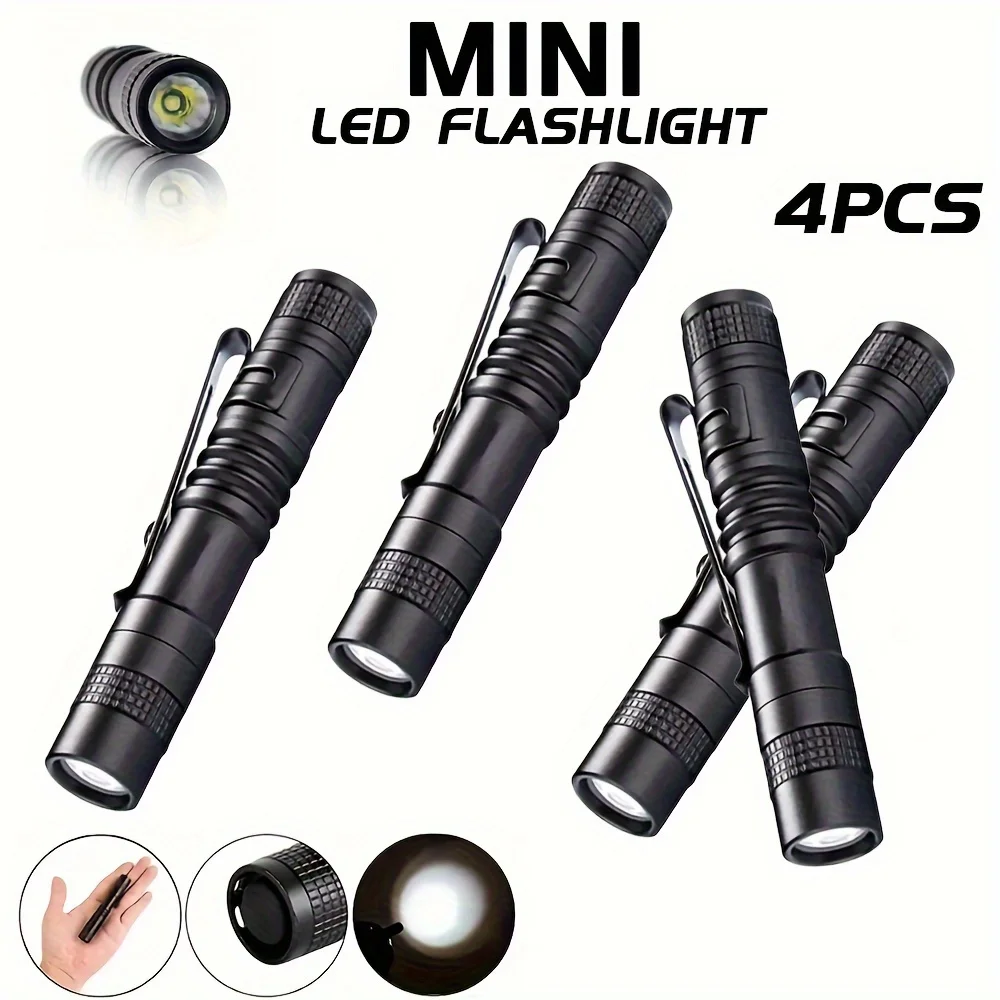 Outdoor Lighting Guide - 1-4 قطعة قلم LED صغير محمول