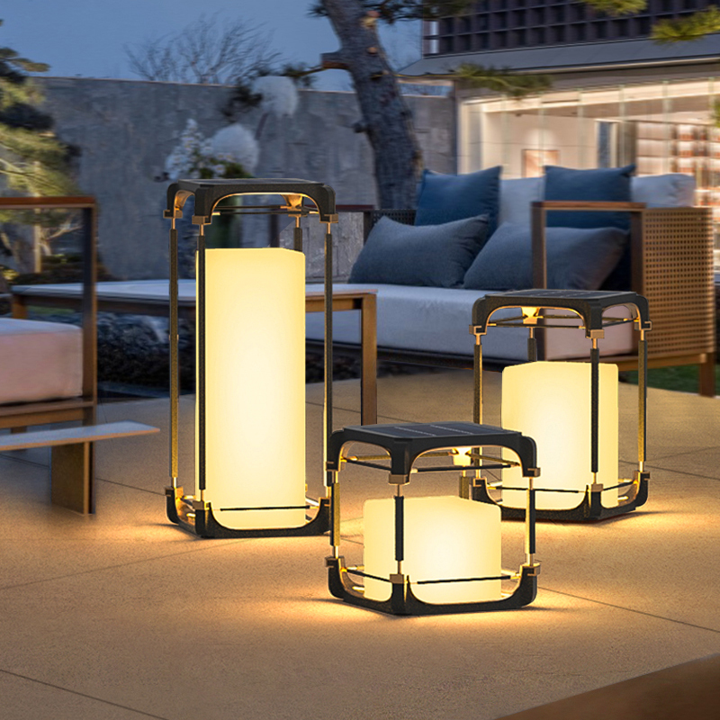 Outdoor Lighting And Decor - مصباح أرضي مضيء للفناء يعمل بالطاقة