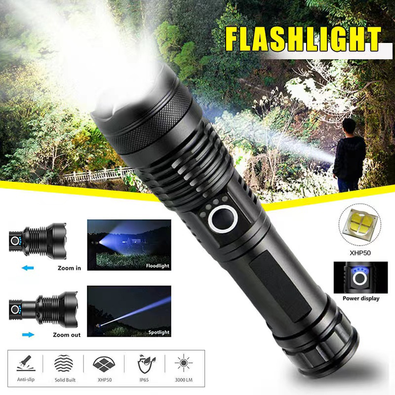 Outdoor Lighting Guide - عالية الطاقة XHP70 مصباح ليد جيب