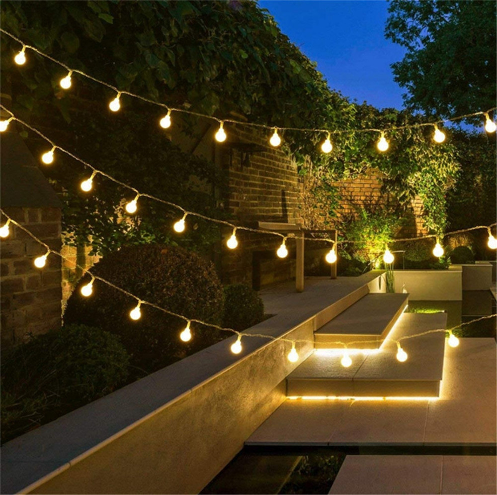 أضواء خيطية تعمل بالطاقة الشمس - مراجعة Lighting Wedding Outdoor وسعره