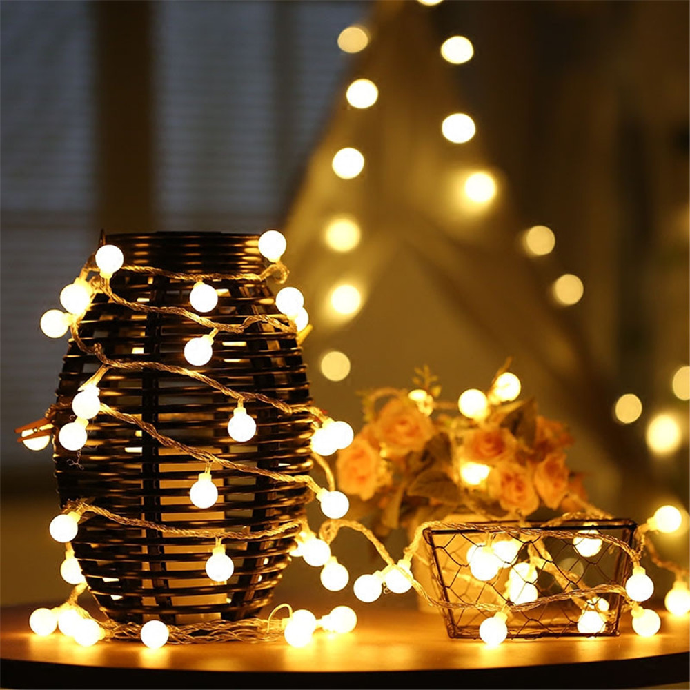 أضواء خيطية تعمل بالطاقة الشمس - مراجعة Lighting Wedding Outdoor وسعره