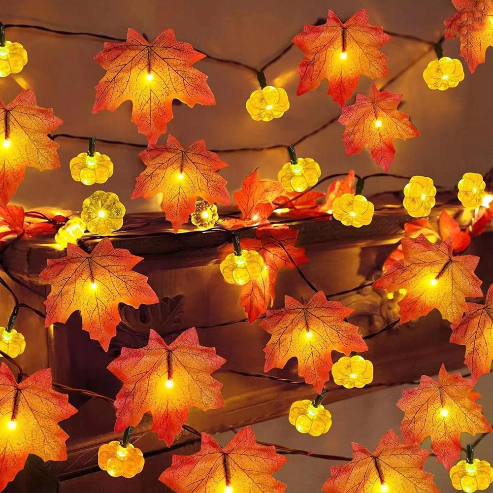 LED مابل ليف شقة اليقطين سلسلة - مراجعة Outdoor Lighting On House وسعره