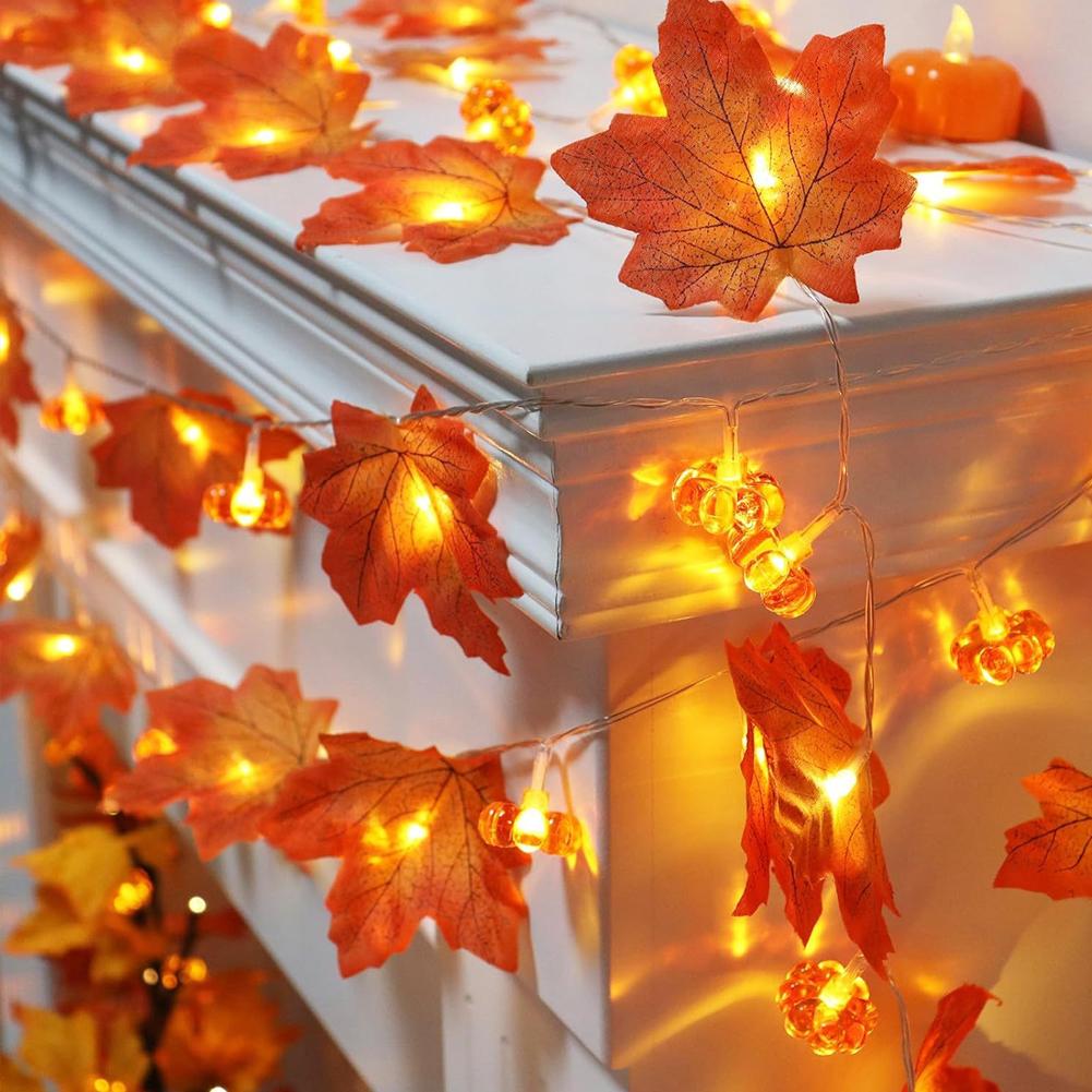 LED مابل ليف شقة اليقطين سلسلة - مراجعة Outdoor Lighting On House وسعره