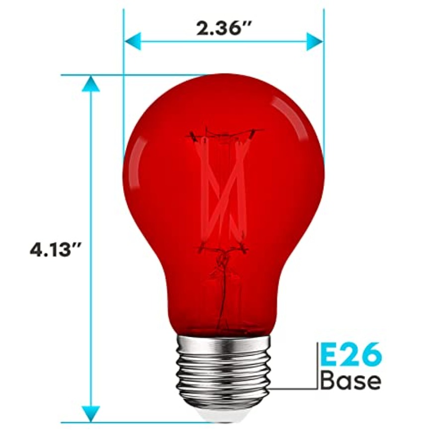 مصابيح LED إديسون A19، 4.5 واط - مراجعة Outdoor Lighting And Decor وسعره