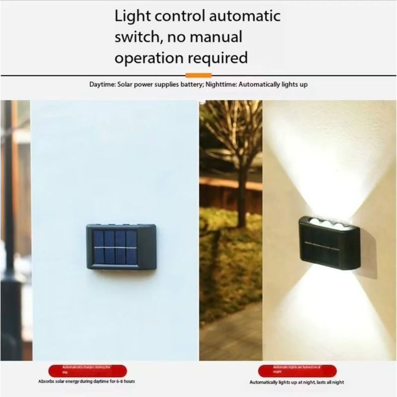 مصباح جداري خارجي يعمل بالطاقة - مراجعة Outdoor Lighting For Fence وسعره