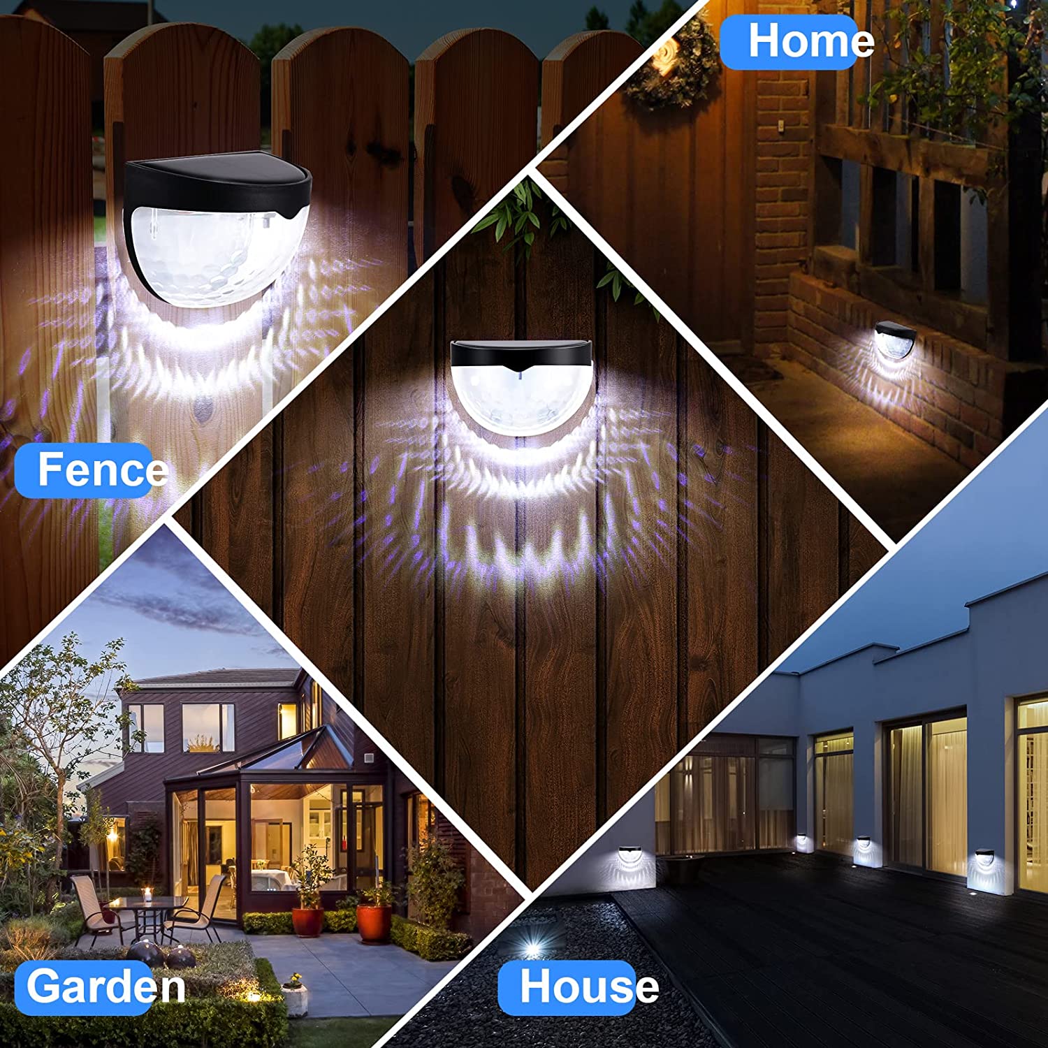 مصباح LED يعمل بالطاقة الشمسية - مراجعة Outdoor Lighting For Fence وسعره