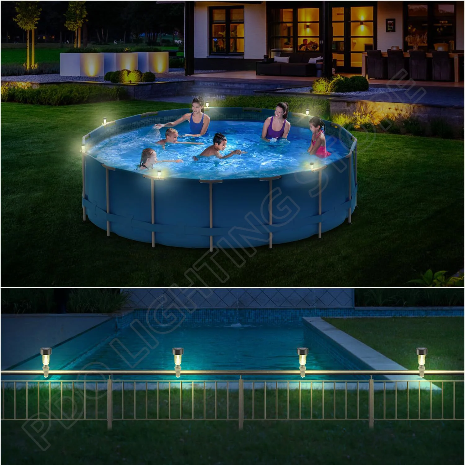 ضوء الشمس في الهواء الطلق ربطة - مراجعة Outdoor Lighting For Fence وسعره
