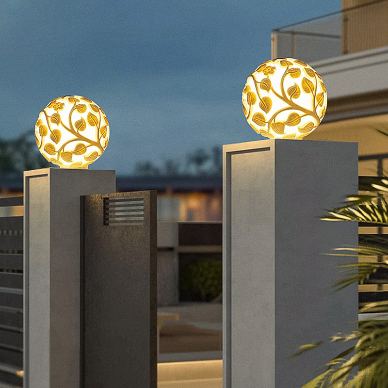 أضواء أعمدة خارجية تعمل بالطاق - مراجعة Outdoor Lighting And Decor وسعره