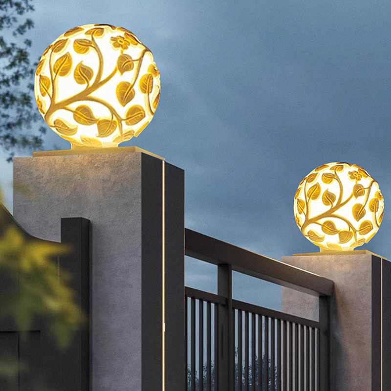 أضواء أعمدة خارجية تعمل بالطاق - مراجعة Outdoor Lighting And Decor وسعره