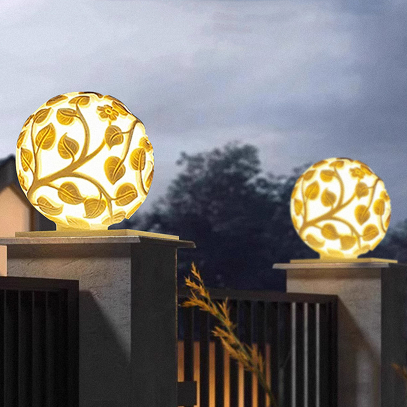 أضواء أعمدة خارجية تعمل بالطاق - مراجعة Outdoor Lighting And Decor وسعره