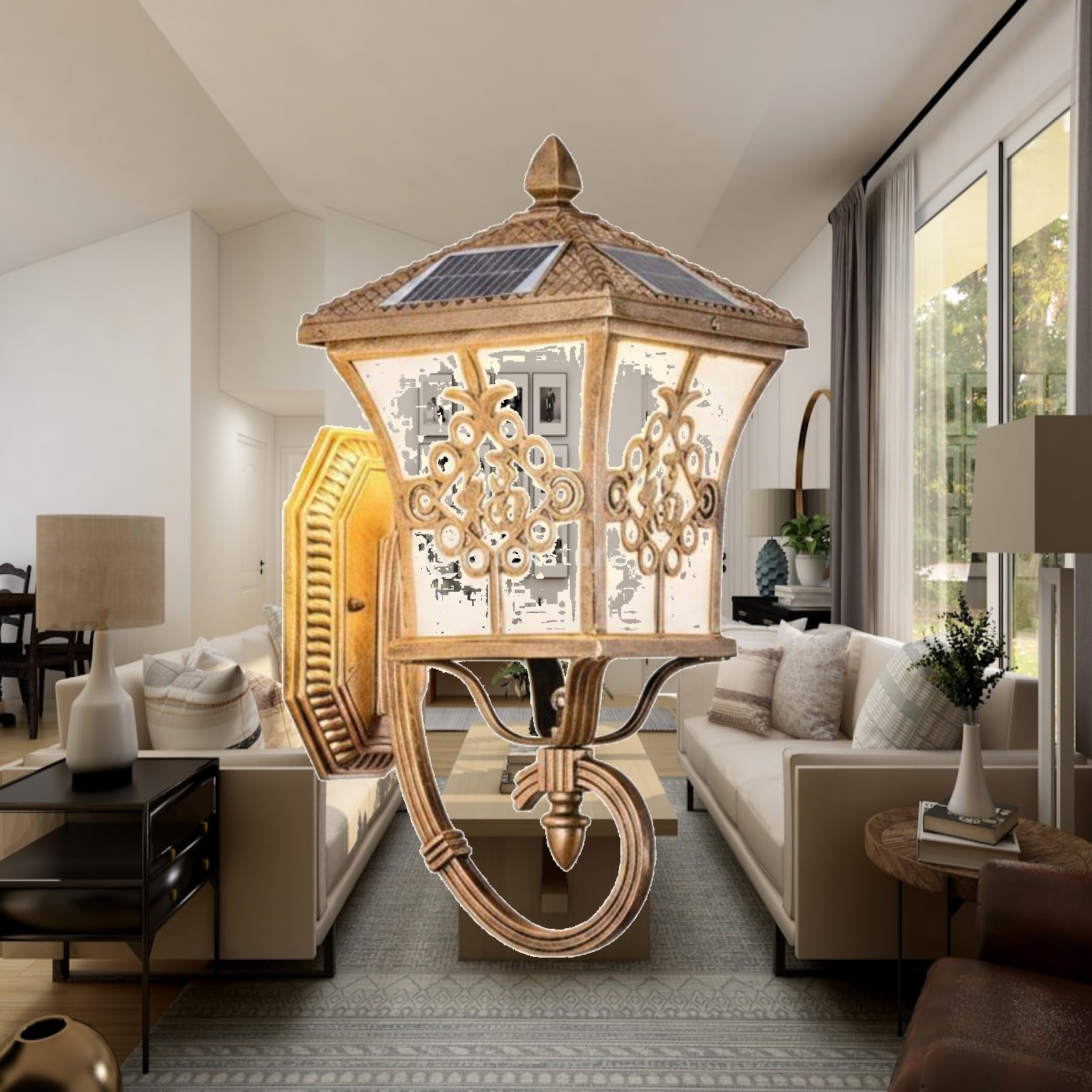 مصباح جداري خارجي يعمل بالطاقة - مراجعة Outdoor Lighting Wall وسعره