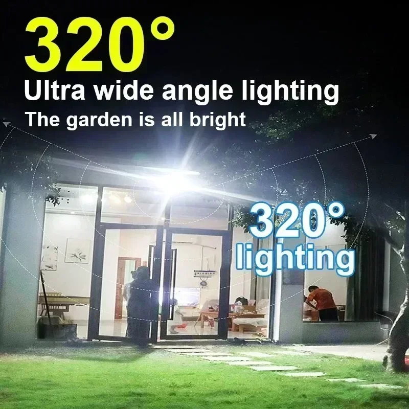 12000LM مصباح الجدار الشمسي ال - مراجعة Outdoor Lighting On House وسعره