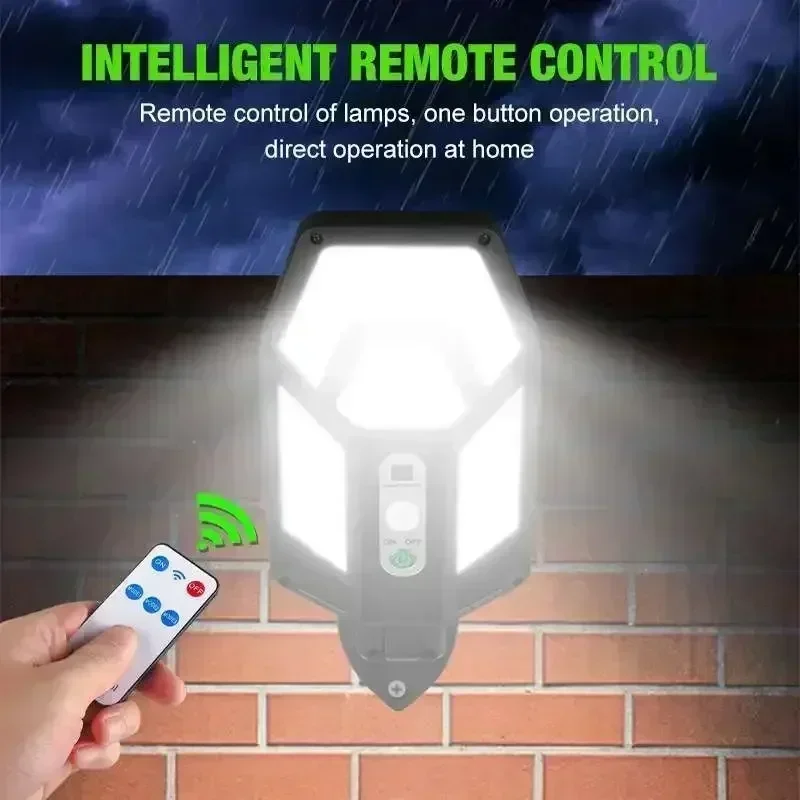 12000LM مصباح الجدار الشمسي ال - مراجعة Outdoor Lighting On House وسعره