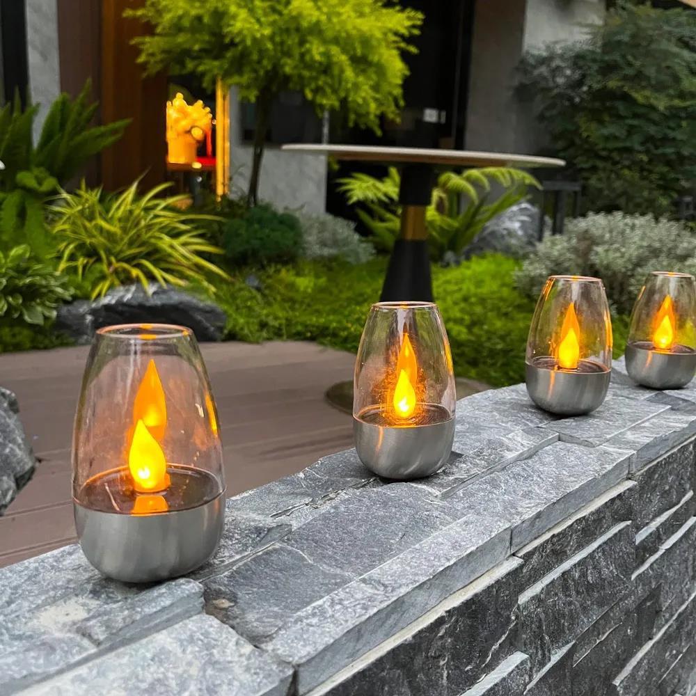 شموع LED تعمل بالطاقة الشمسية  - مراجعة Lighting Wedding Outdoor وسعره