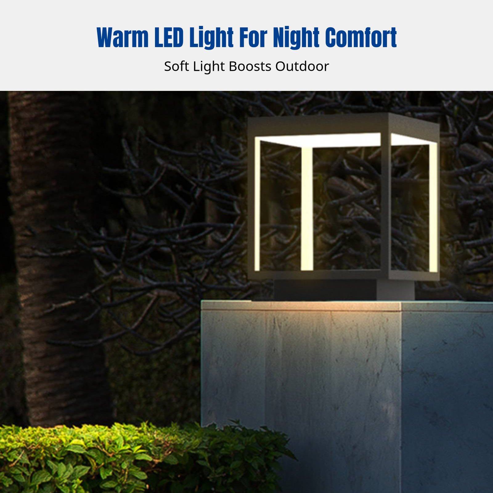 مصباح عمود LED عصري بتصميم بسي - مراجعة Outdoor Lighting Wall وسعره