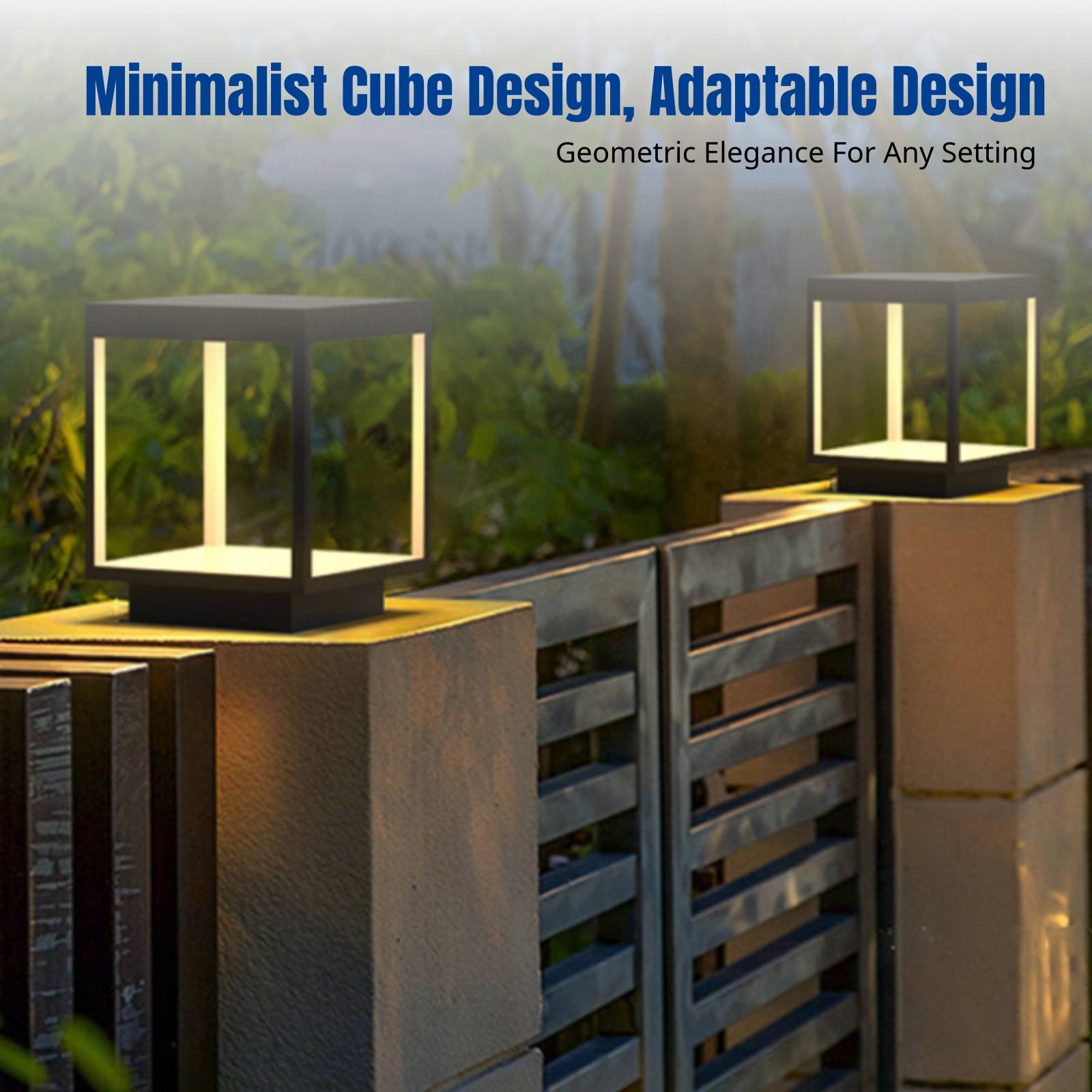 مصباح عمود LED عصري بتصميم بسي - مراجعة Outdoor Lighting Wall وسعره