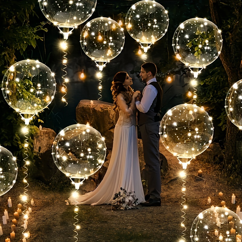 مجموعة من 20 قطعة من بالونات ب - مراجعة Lighting Wedding Outdoor وسعره