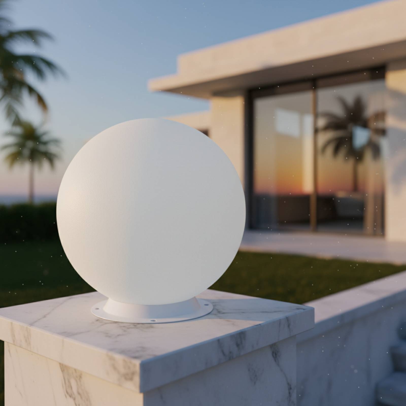 مصباح شمسي للعمود يعمل من الغس - مراجعة Outdoor Lighting And Decor وسعره