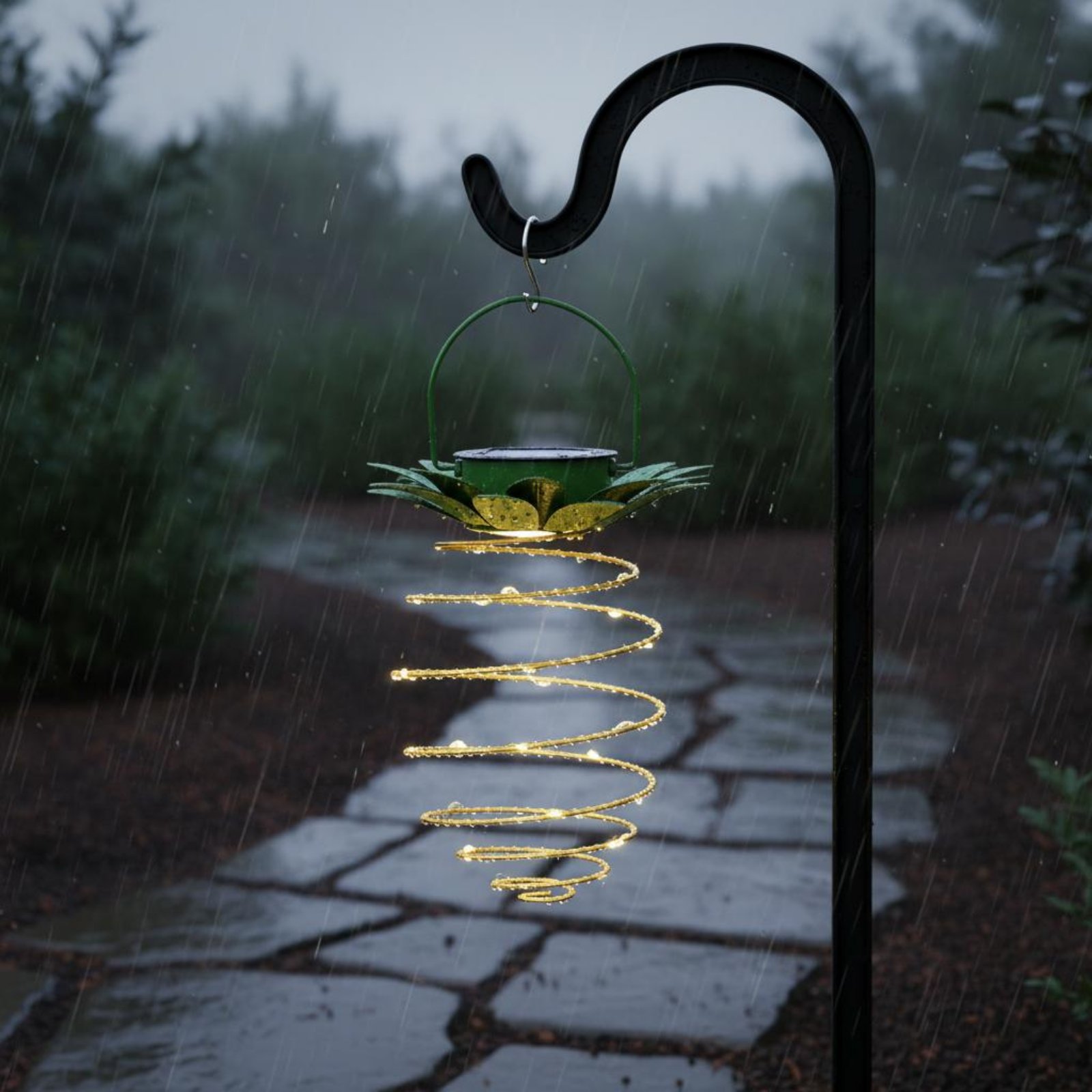 قطعتان من مصابيح الأناناس الشم - مراجعة Outdoor Lighting And Decor وسعره