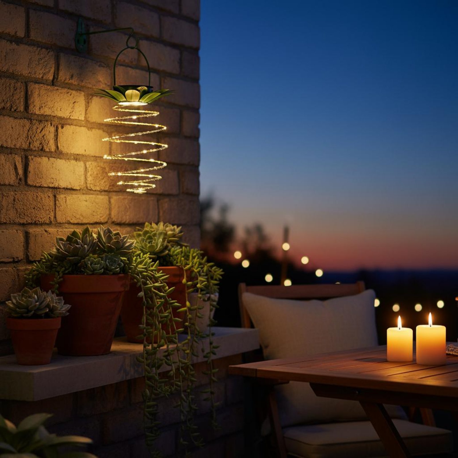 قطعتان من مصابيح الأناناس الشم - مراجعة Outdoor Lighting And Decor وسعره