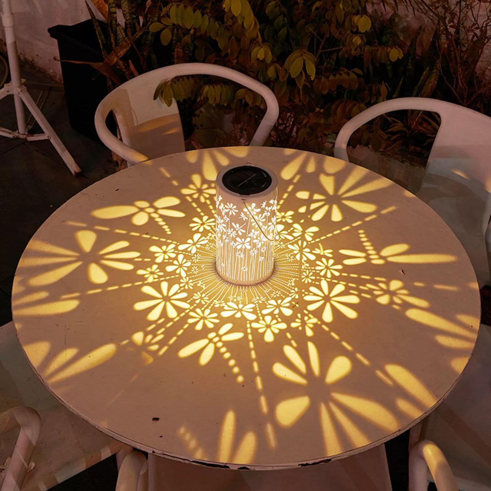 فوانيس شمسية زخرفية ملونة على  - مراجعة Outdoor Lighting And Decor وسعره