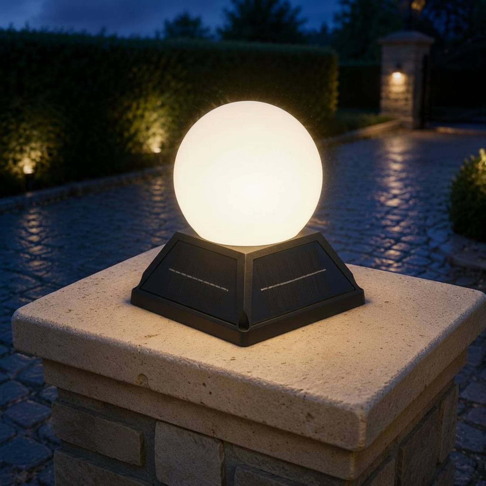مصباح شمسي لغطاء العمود مع وحد - مراجعة Outdoor Lighting Ip65 وسعره