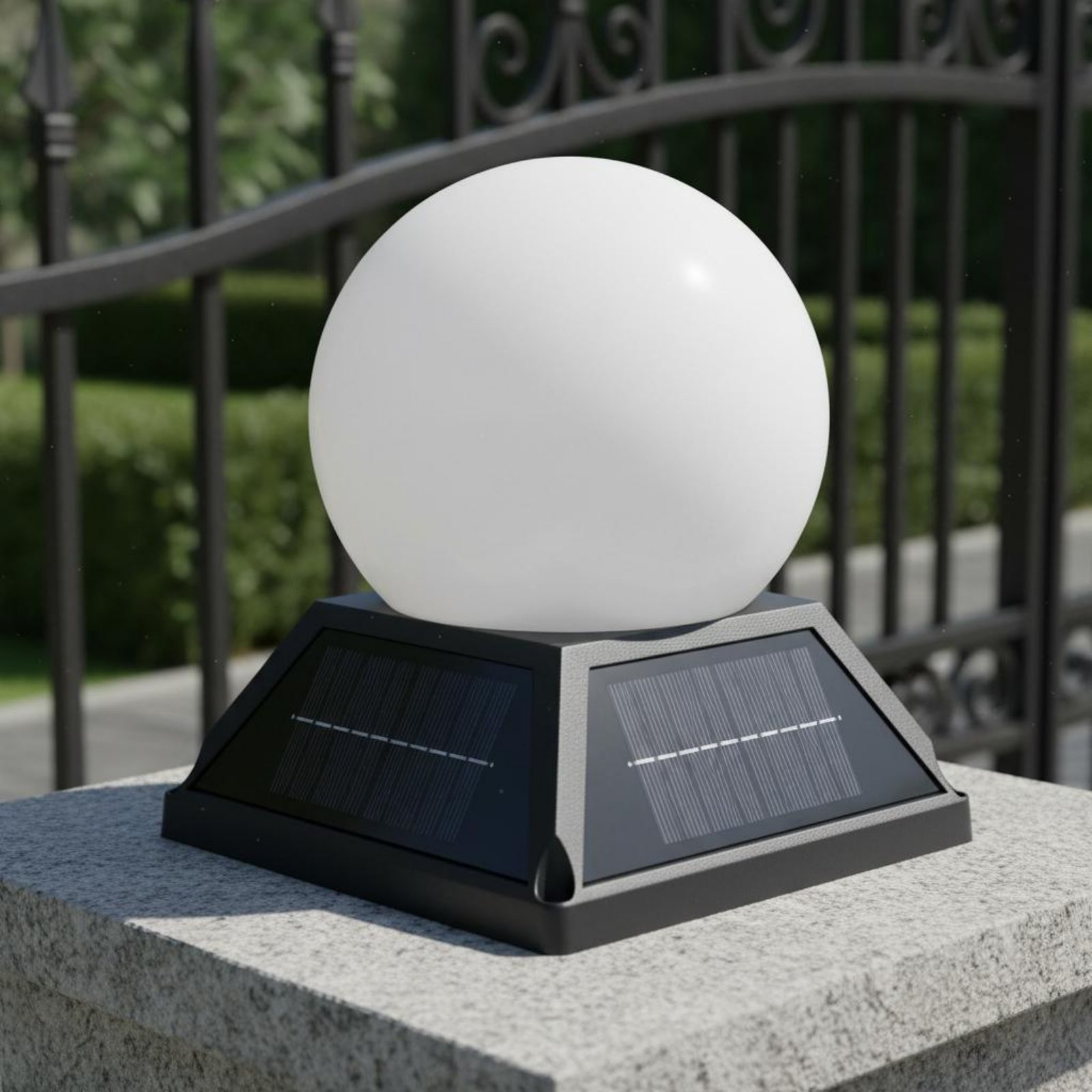 مصباح شمسي لغطاء العمود مع وحد - مراجعة Outdoor Lighting Ip65 وسعره