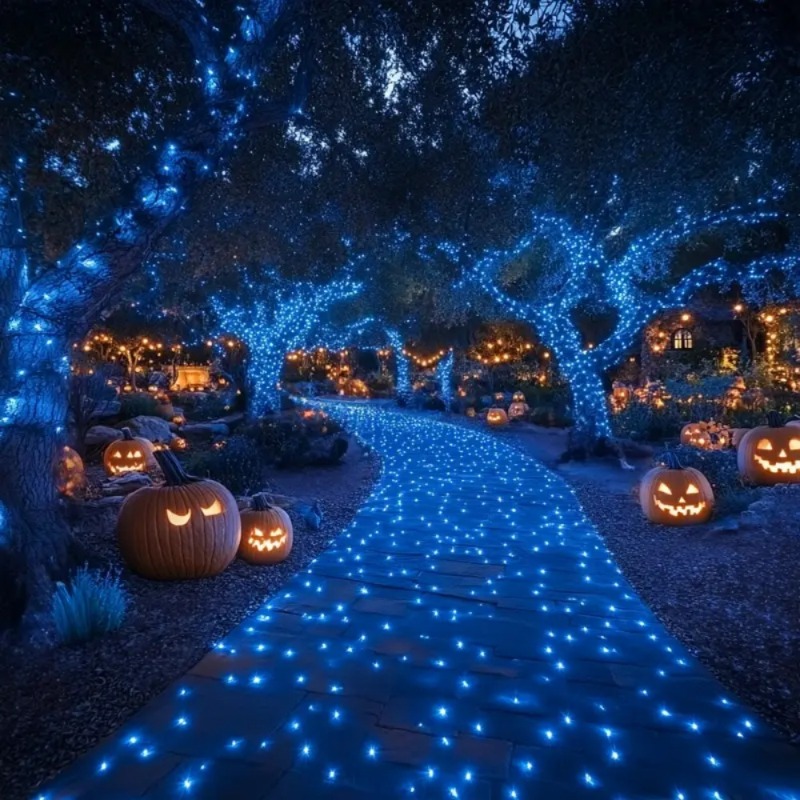 سلسلة أضواء LED شمسية على شكل  - مراجعة Outdoor Lighting On House وسعره