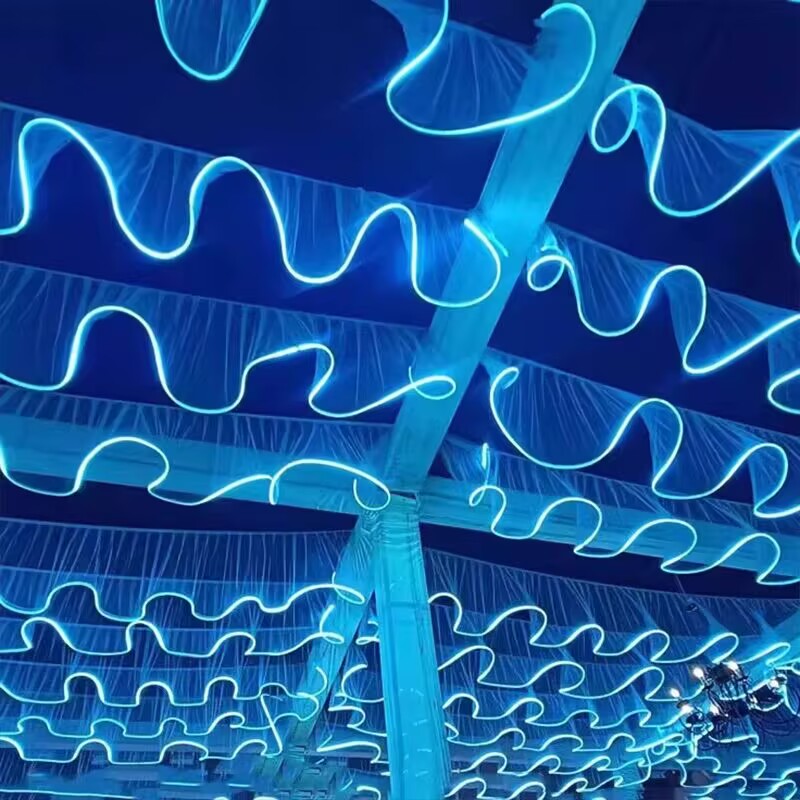 زينة سقف للأعراس، ستارة شبكية  - مراجعة Lighting Wedding Outdoor وسعره