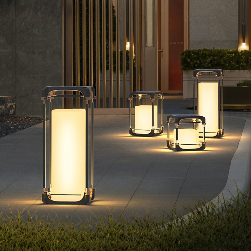 مصباح أرضي مضيء للفناء يعمل با - مراجعة Outdoor Lighting And Decor وسعره