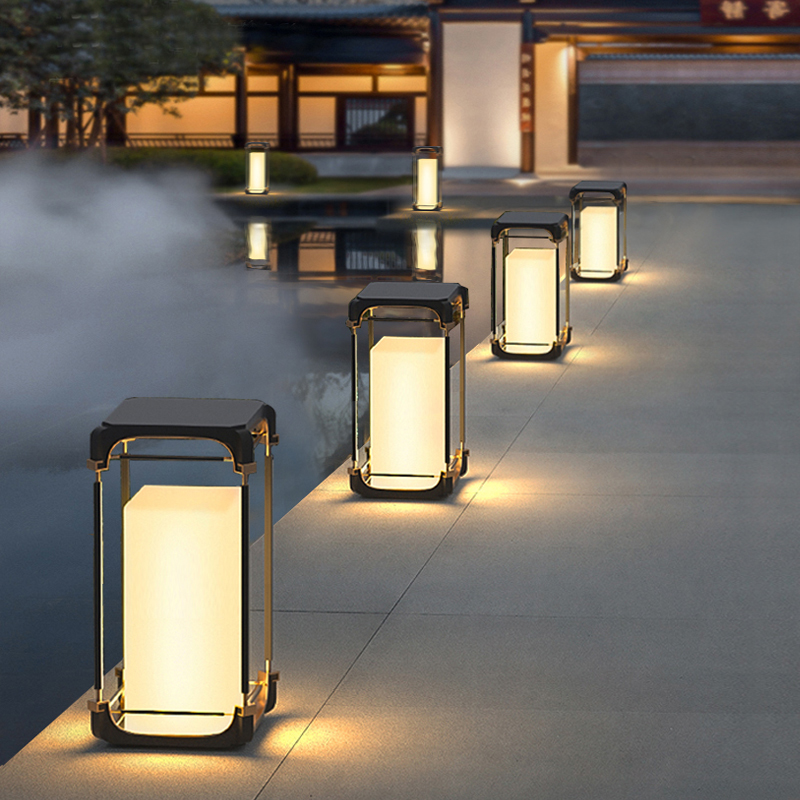 مصباح أرضي مضيء للفناء يعمل با - مراجعة Outdoor Lighting And Decor وسعره
