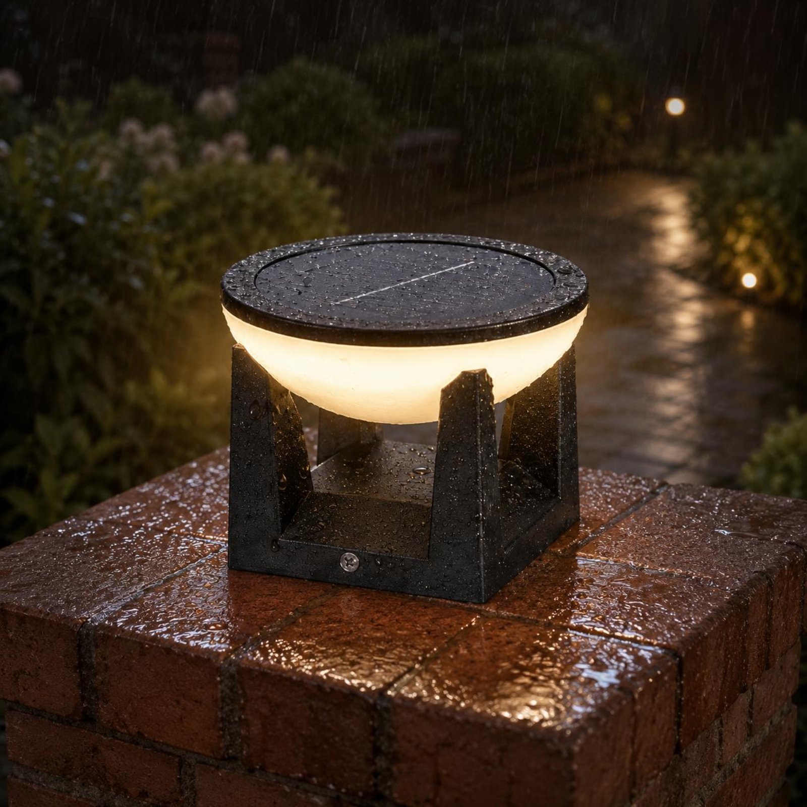 مصباح عمود شمسي سهل التركيب، إ - مراجعة Outdoor Lighting Ip65 وسعره