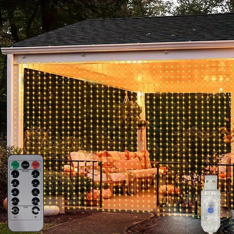 LED جارلاند الجنية ضوء مصباح ح - مراجعة Outdoor Lighting On House وسعره