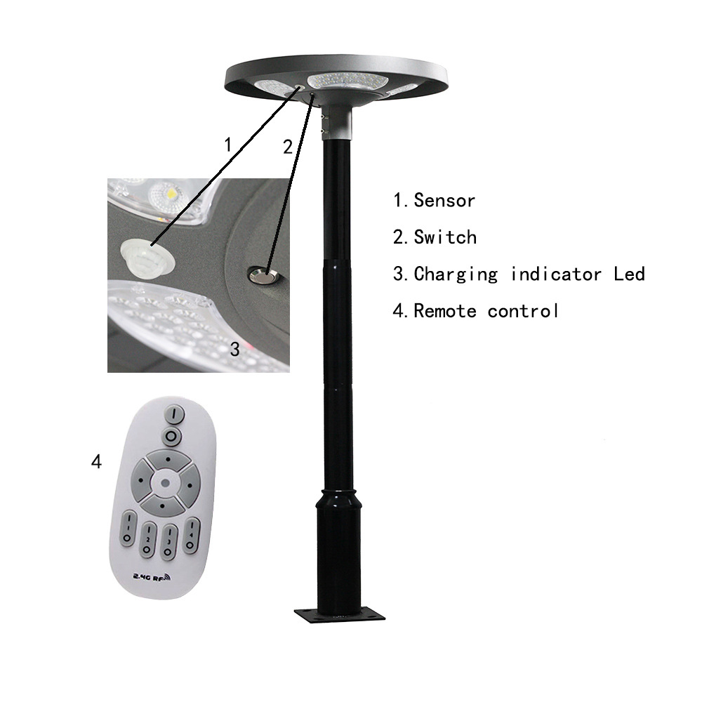 مصباح حديقة شمسي LED مقاوم للم - مراجعة Outdoor Lighting Ip65 وسعره