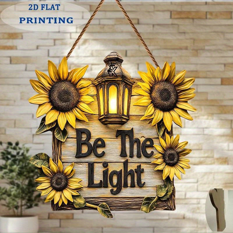 قطعة واحدة: لافتة خشبية مطبوعة - مراجعة Outdoor Lighting Quotes وسعره