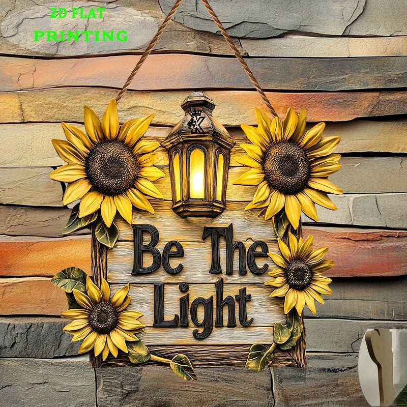 قطعة واحدة: لافتة خشبية مطبوعة - مراجعة Outdoor Lighting Quotes وسعره