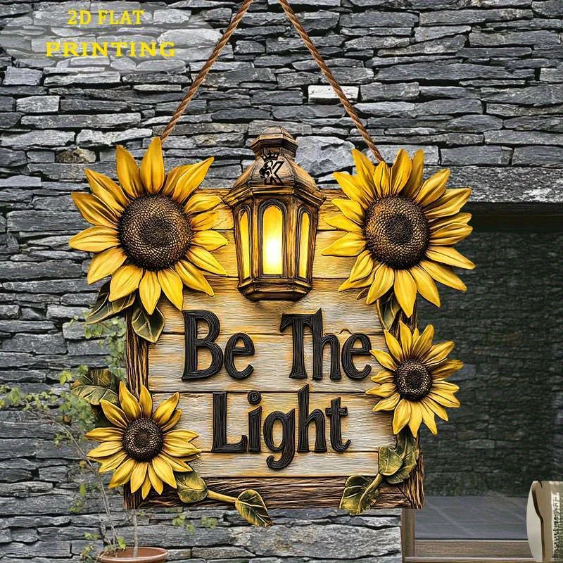 قطعة واحدة: لافتة خشبية مطبوعة - مراجعة Outdoor Lighting Quotes وسعره