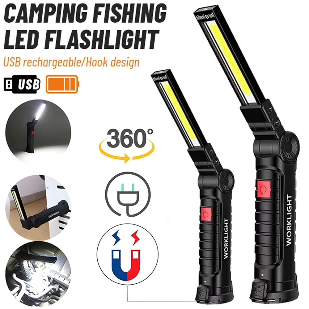 LED COB مصباح يدوي USB مصباح ف - مراجعة Outdoor Lighting Guide وسعره