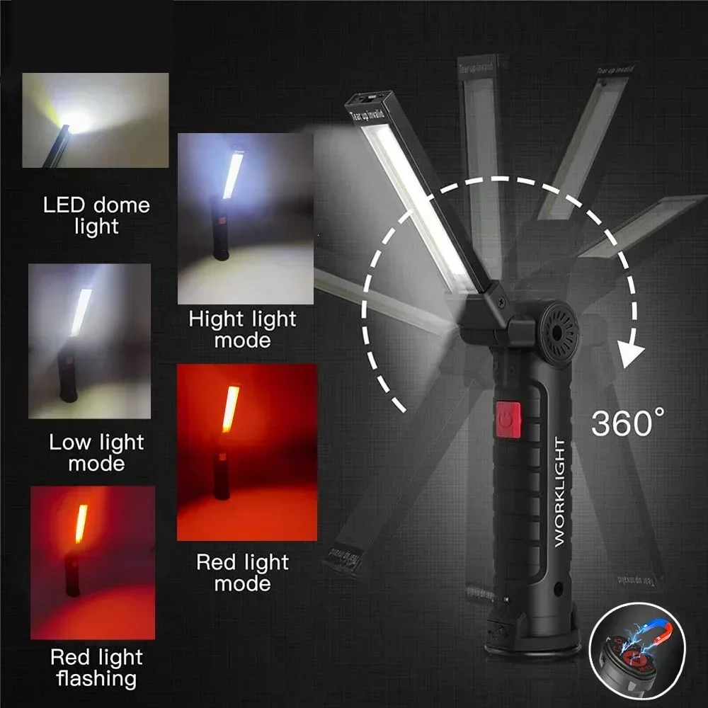 LED COB مصباح يدوي USB مصباح ف - مراجعة Outdoor Lighting Guide وسعره
