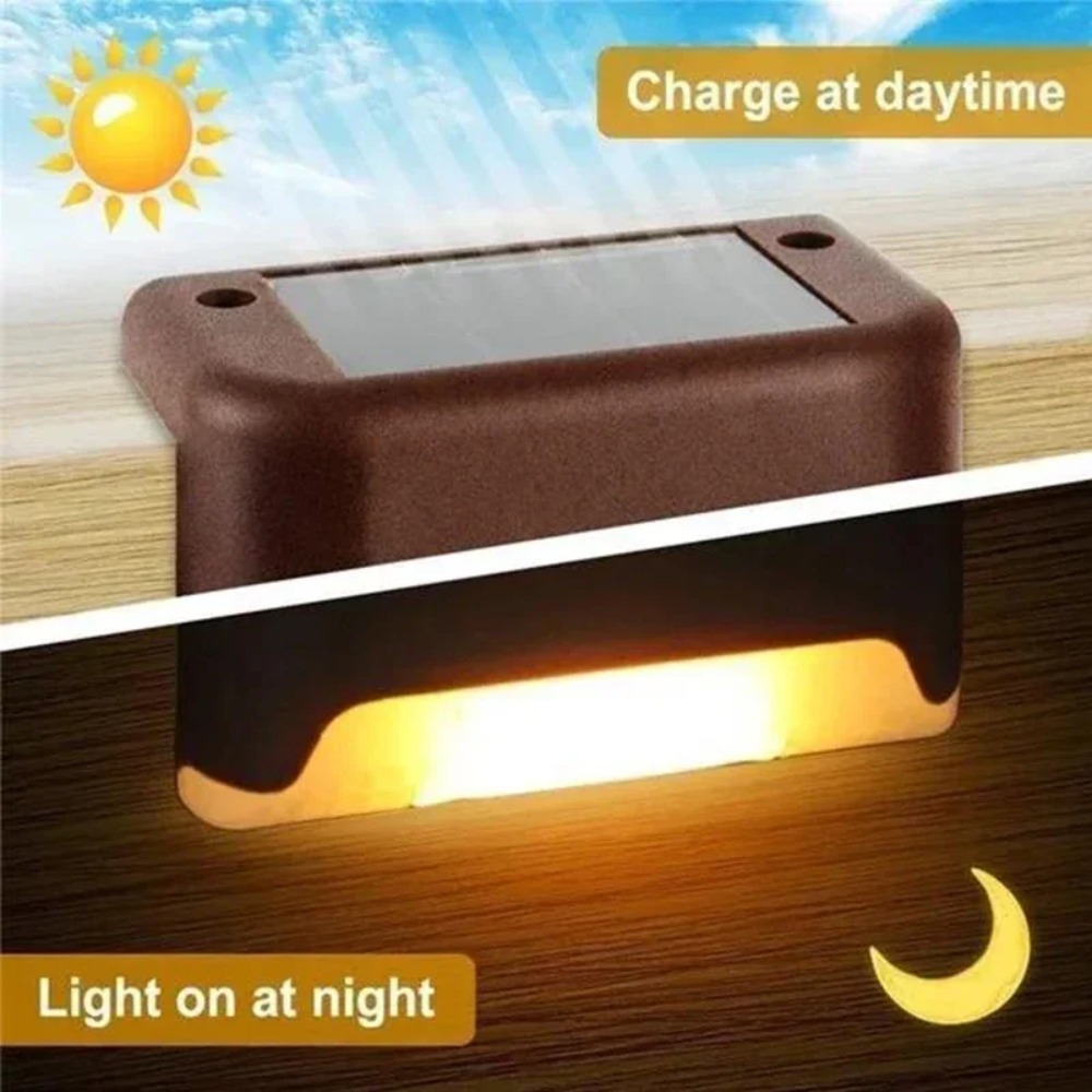 مصباح LED شمسي للدرج والمسارات - مراجعة Outdoor Lighting For Fence وسعره